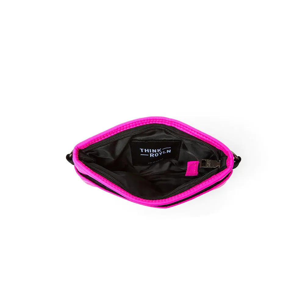 Think Royln Bum Bag/Crossbody Belt Bag Neon Pink