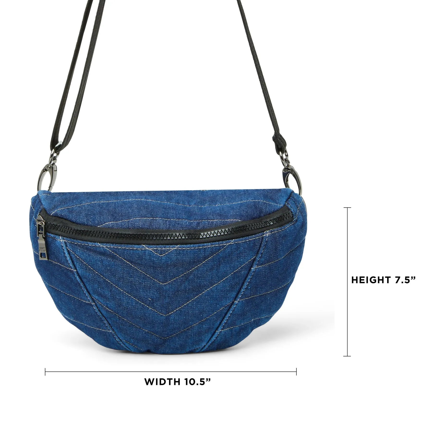 Think Royln Little Runaway Bag in Stone Washed Denim