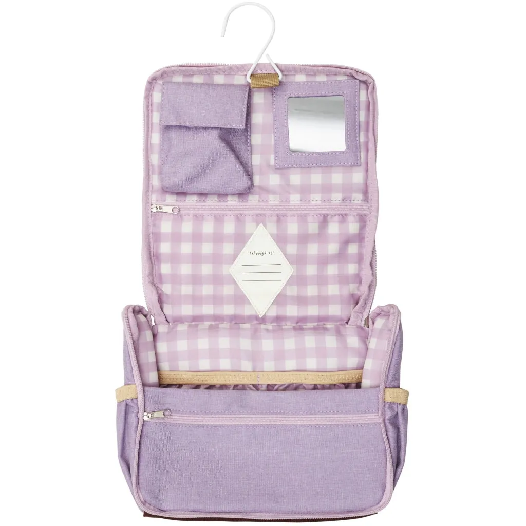 Toiletry Bag with hanger - Lilac