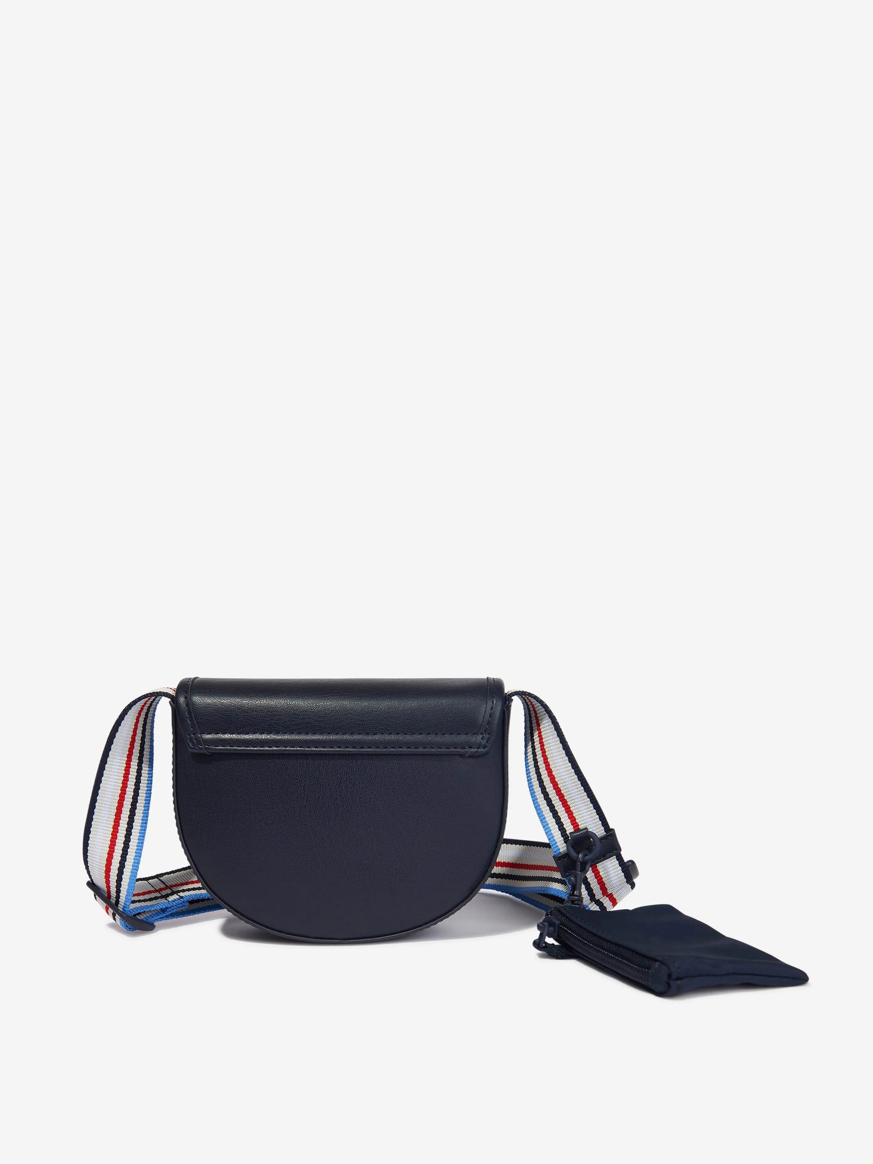 Tommy Hilfiger Girls Track Club Turnlock Crossbody Bag in Navy