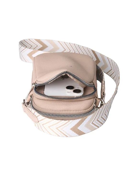 Tosca - TH054 Mini Utility Phone bag - Natural