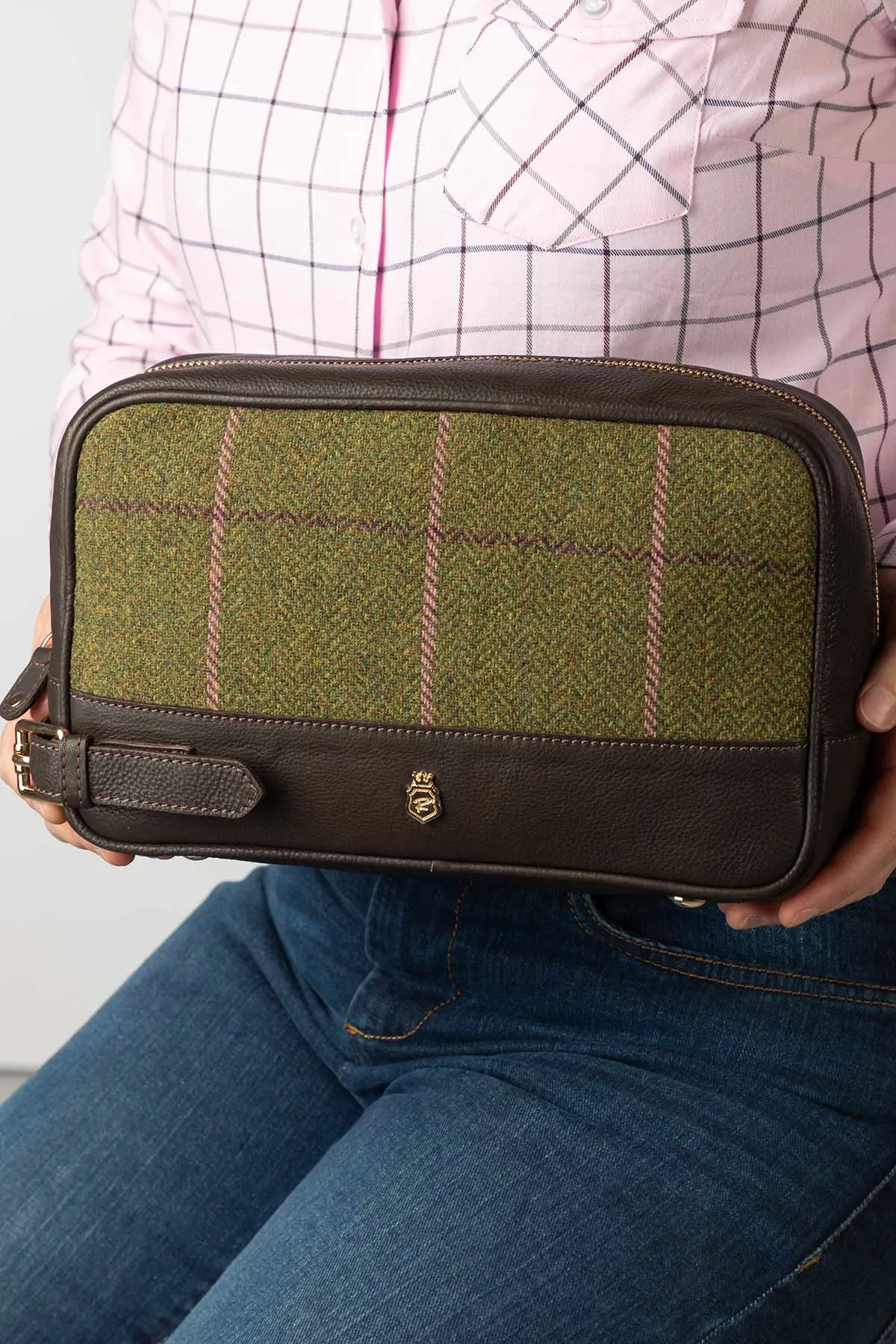 Tweed Wash Bag