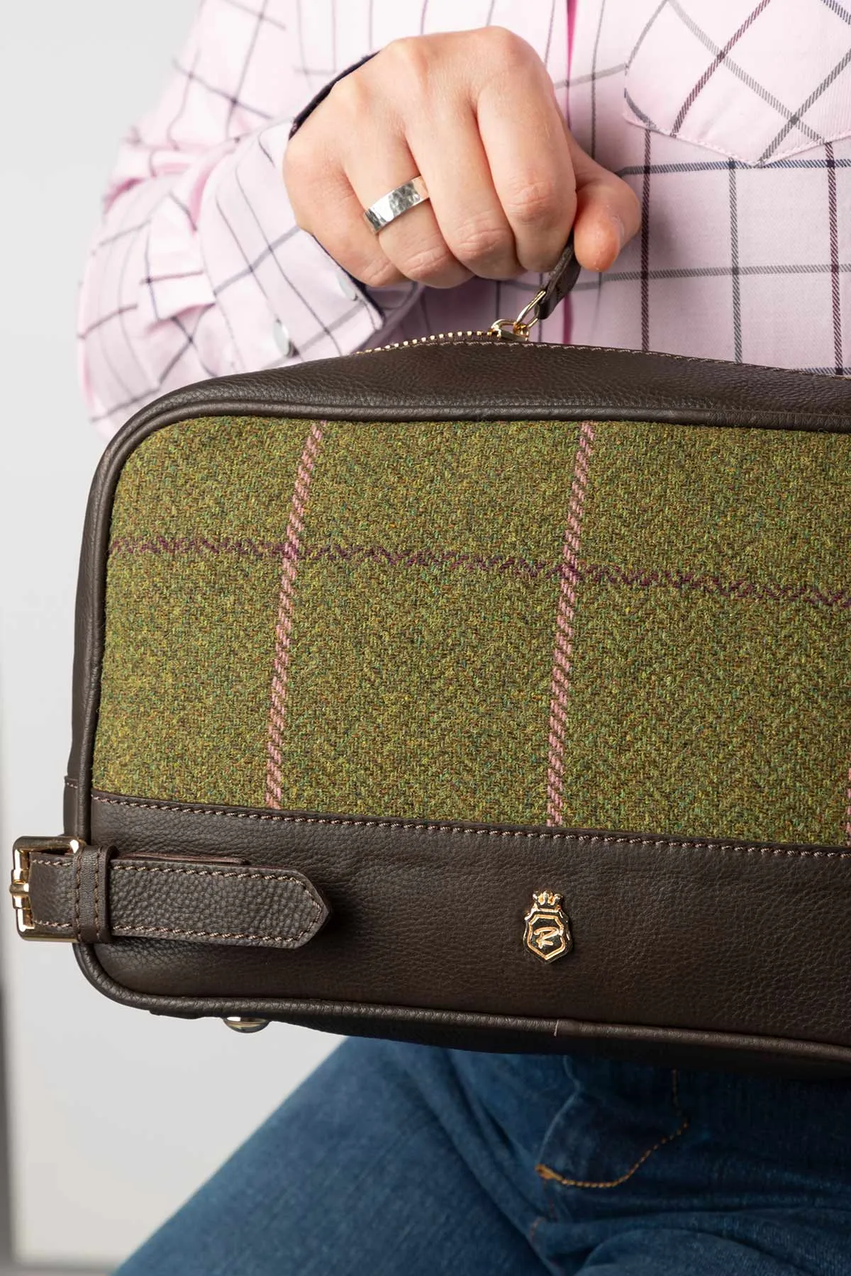 Tweed Wash Bag