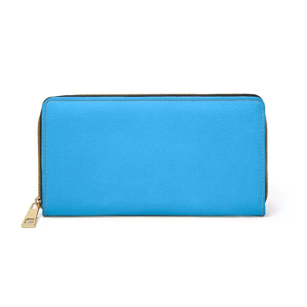 Uniquely You Womens Wallet - Zip Purse / Vibrant Blue Purse