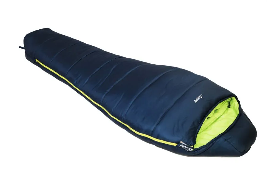 Vango Nitestar Alpha 250 Children's Sleeping Bag in Ocean Green (3 Season / 210cm long)