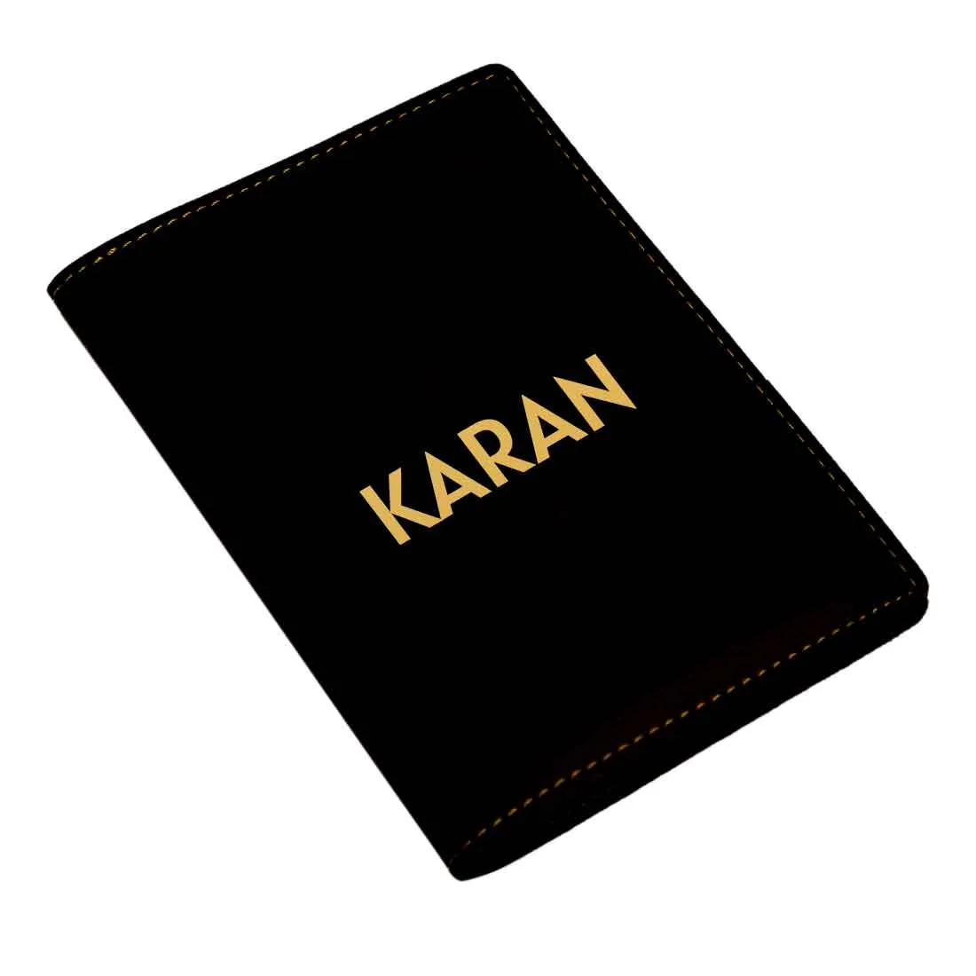 Vegan Leather Customised Passport Cover with Name