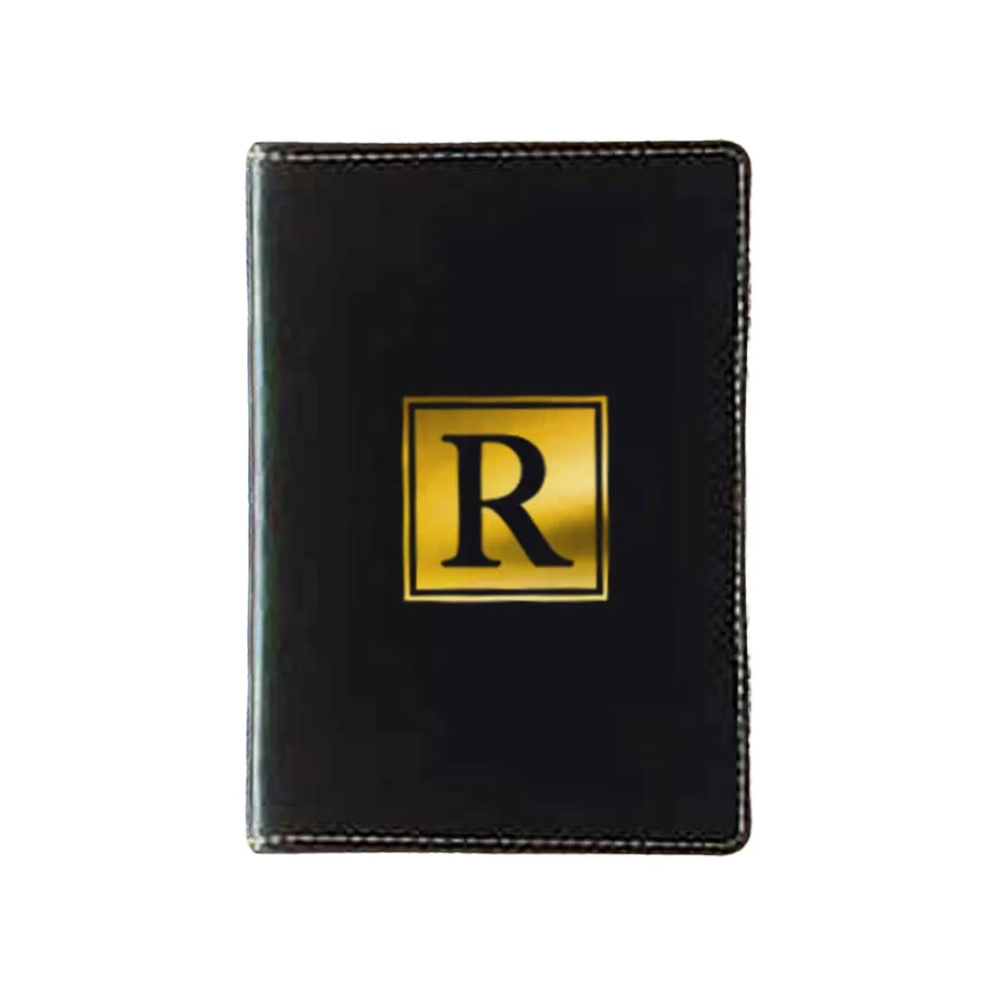 Vegan Leather Personalised Passport Cover for Men & Women - Monogram