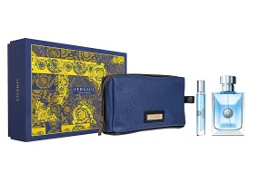 Versace pour Homme Gift Set 100ml EDT   10ml EDT   Toiletry Bag