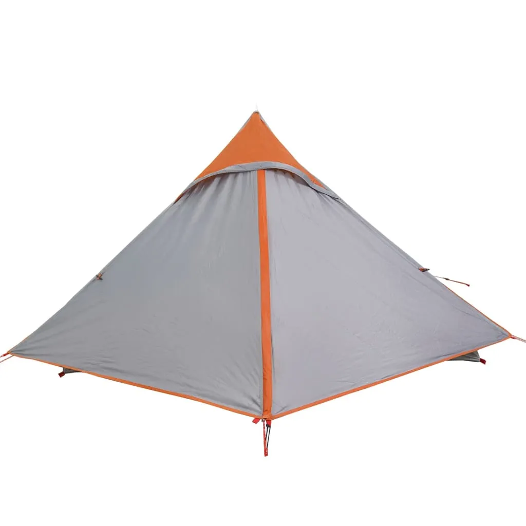 vidaXL Camping Tent 2-Person Grey Waterproof