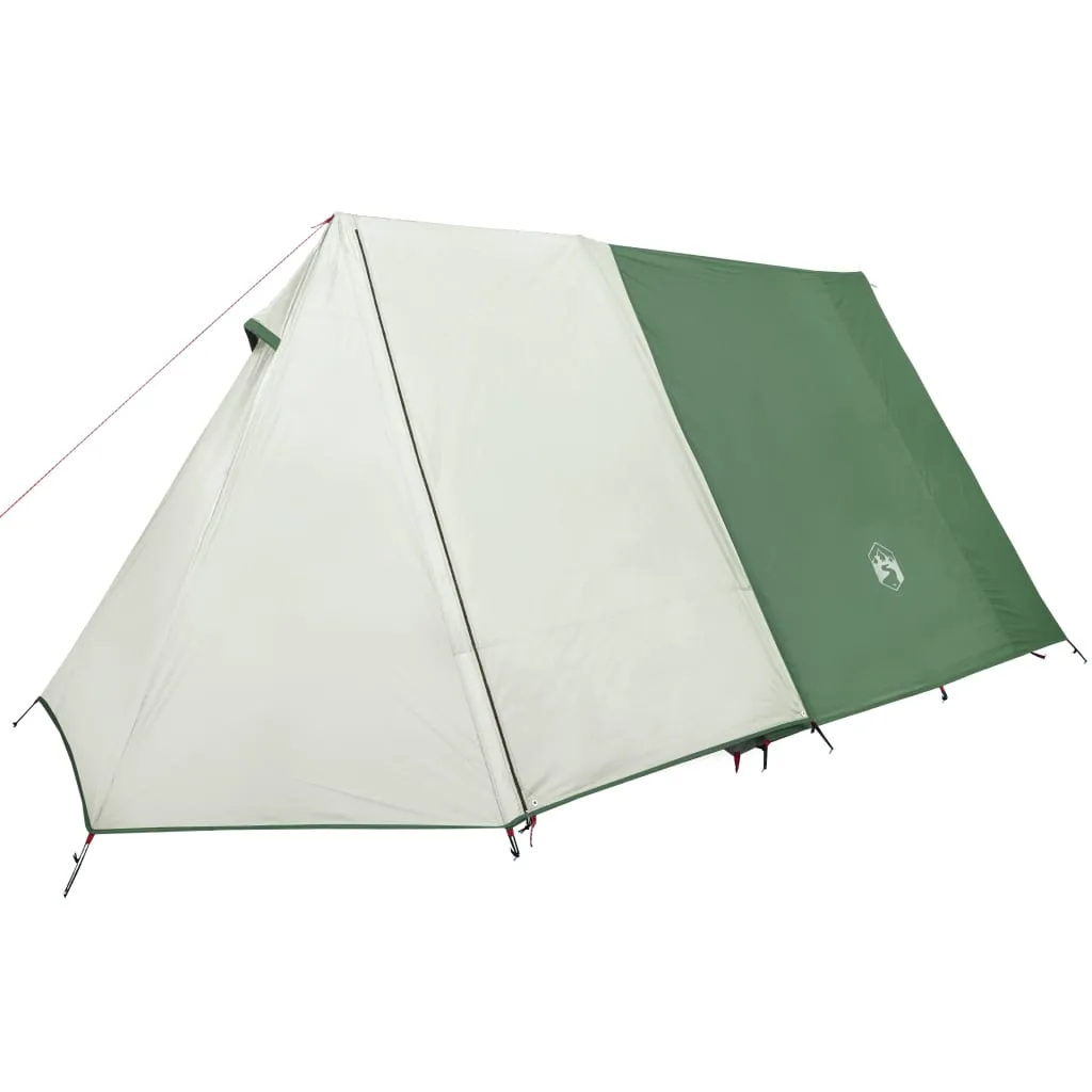 vidaXL Camping Tent 3-Person Green Waterproof