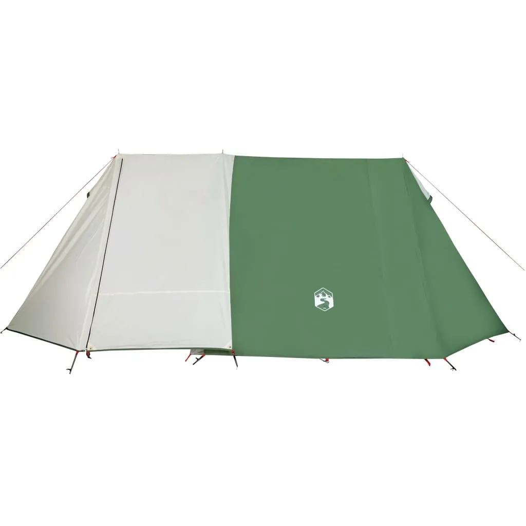 vidaXL Camping Tent 3-Person Green Waterproof