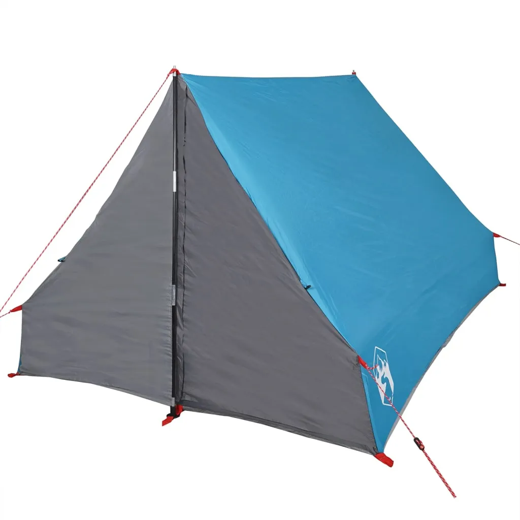 vidaXL Camping Tent A-Frame 2-Person Blue Waterproof