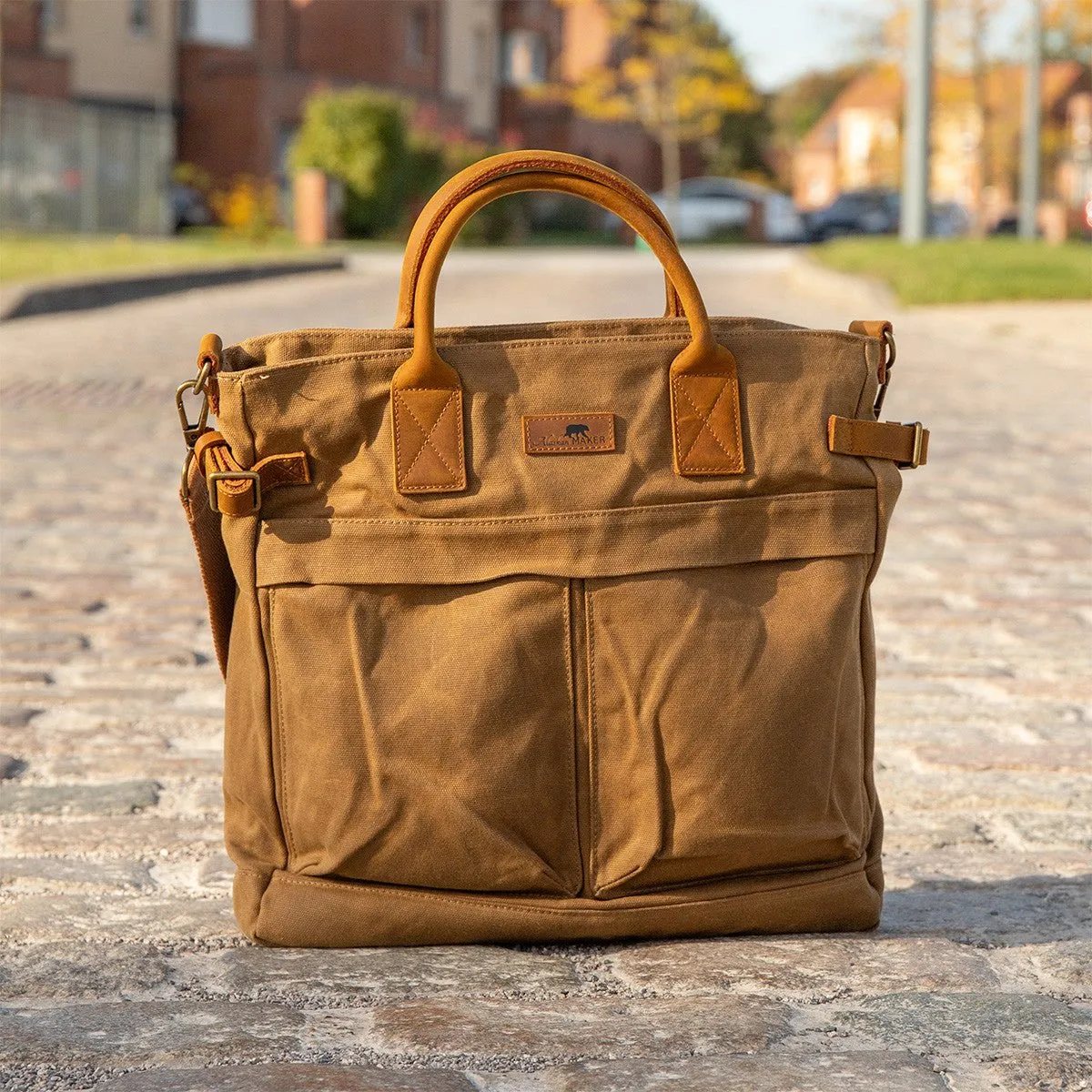 Waxed Canvas Work Bag