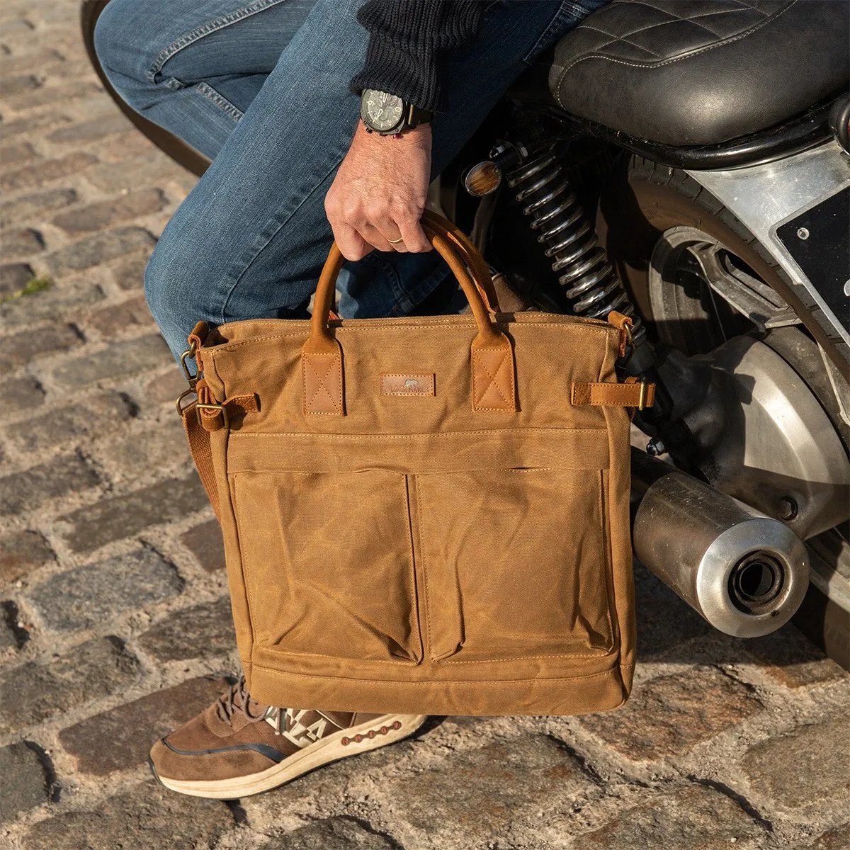 Waxed Canvas Work Bag