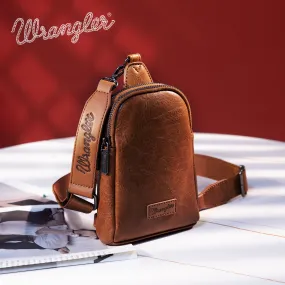 WG87-210 Wrangler Sling Bag/Crossbody/Chest Bag  - Light Brown