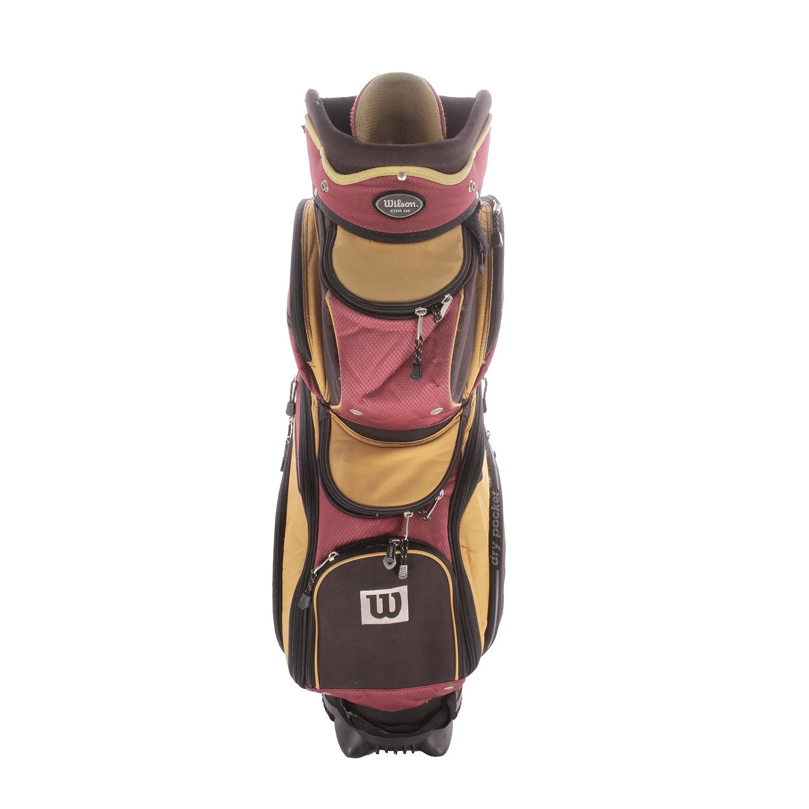 Wilson Second Hand Cart Bag - Red/Yellow/Black