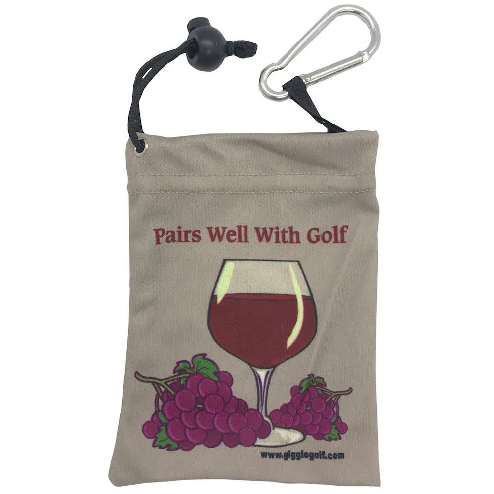 Wine Golf Tee Bag