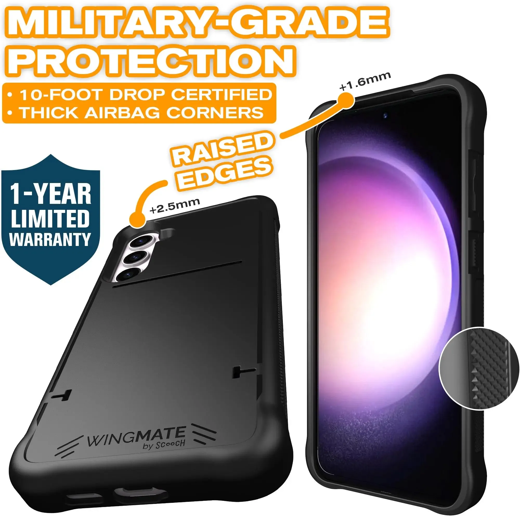 Wingmate Defender Bundle for Samsung Galaxy S24 