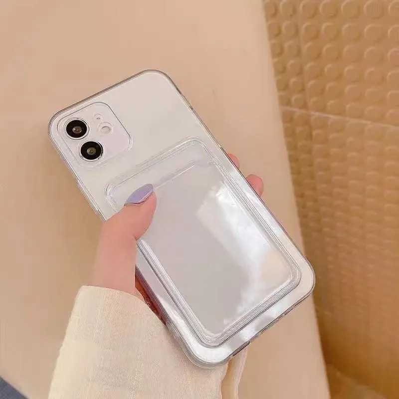 Women's Transparent Card Case Phone Case