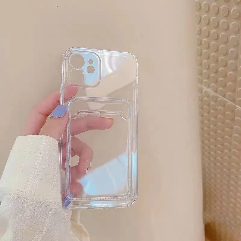 Women's Transparent Card Case Phone Case