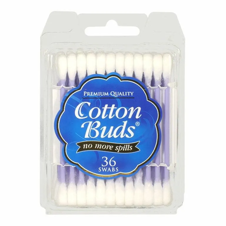 zzDISCONTINUED Cotton Buds Swabs - Pack of 36